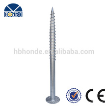 Hot dipped galvanized Ground screws for house